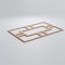 Ekena Millwork Large Hastings Decorative Fretwork Wood Wall Panels, Alder, 15 1/2"W x 23 3/8"H x 3/8"T WALW24X24X0375HASAL - alternate 3